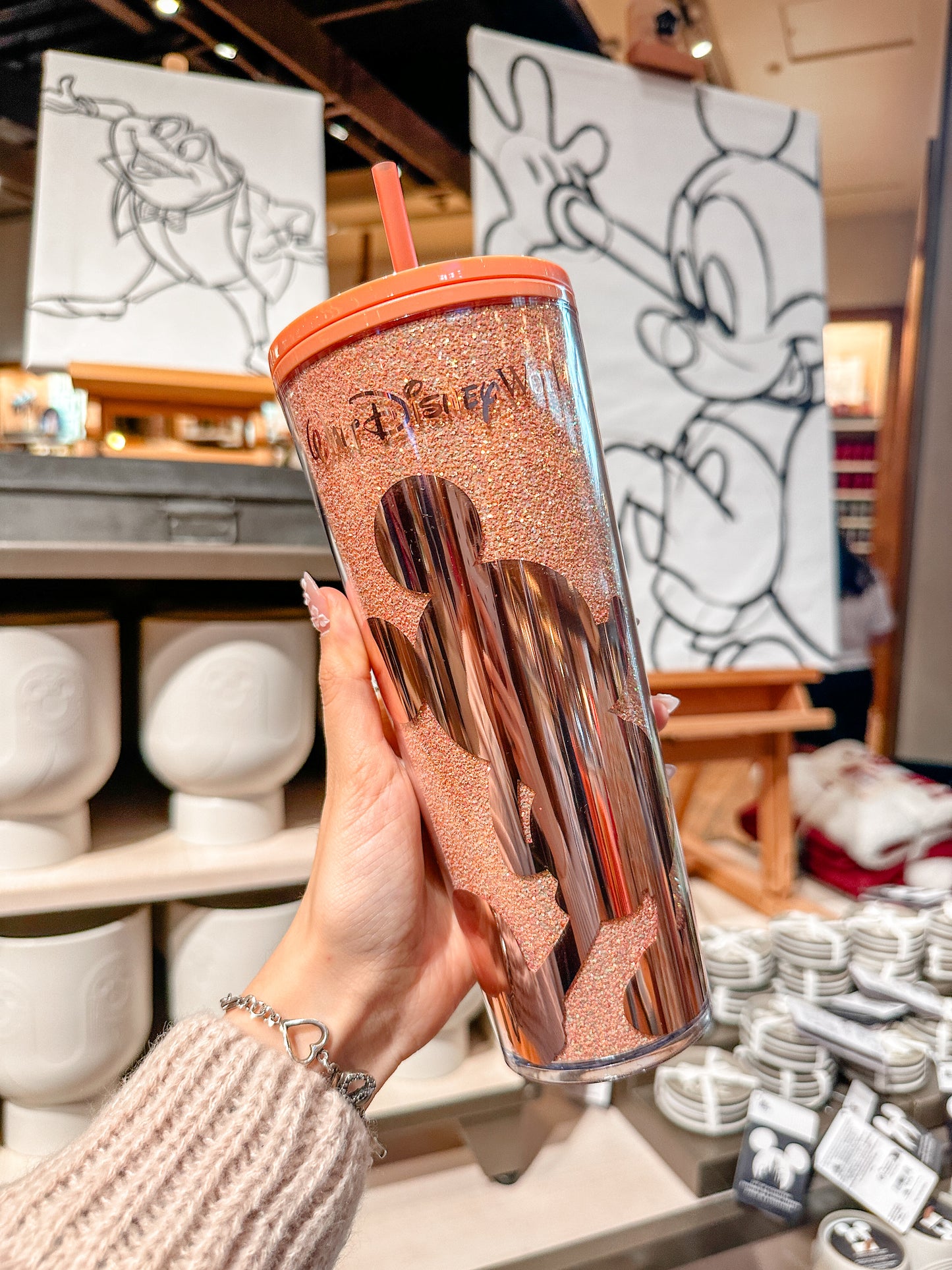 Tumbler Disney x Starbucks Mickey brillos